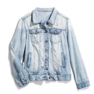 Oversized denim jacket